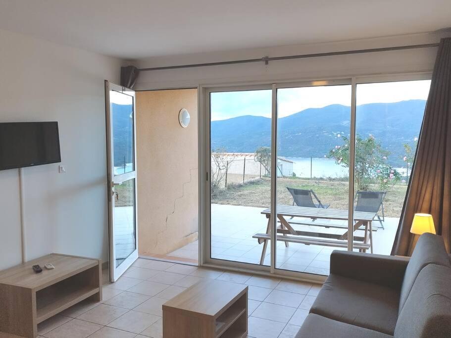 Chez Adrien 108-Appartement Magnifique Vue Mer Piscine Chauffee Serra-di-Ferro  Exterior photo